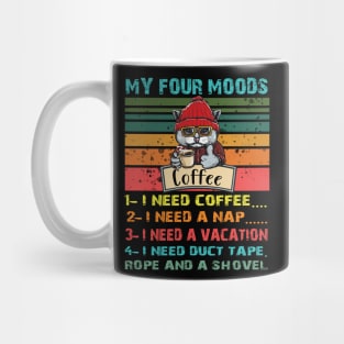 Moods Coffee Cat Nap Vacation Mug